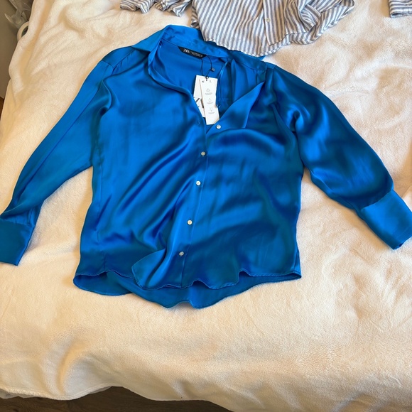 XS/S Blouse + Top Bundle - 10 Pieces (Zara, Target, Aerie, NWT!) - Picture 13 of 15